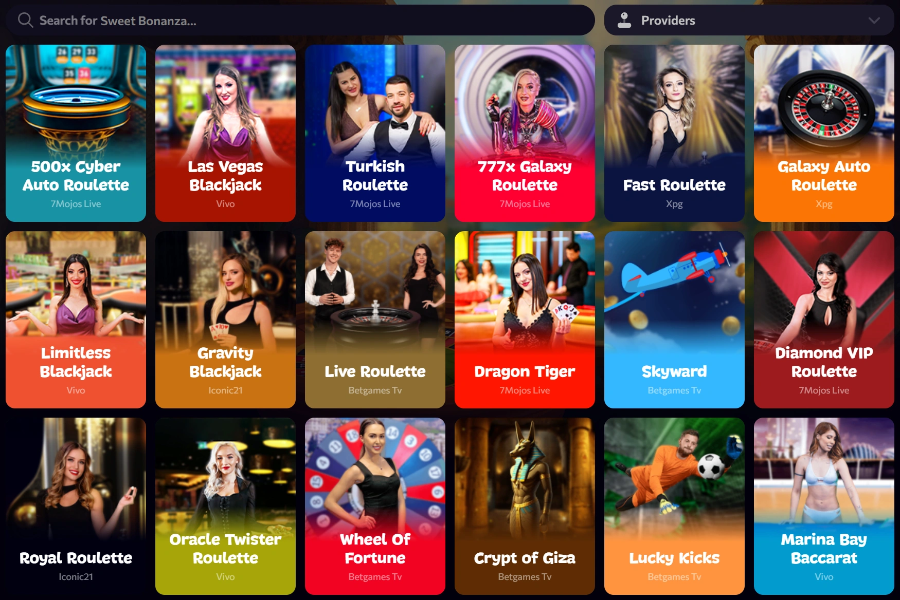 Aphrodite Casino Live Casino